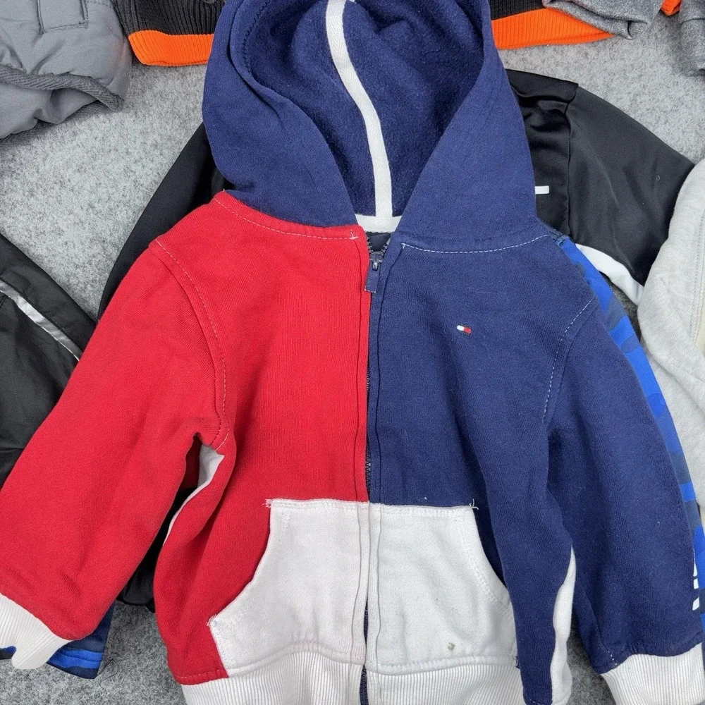 Boys 18M Jackets Hoodies Lot Of 16 Jordan Under Armour Ralph Lauren Winter Coat